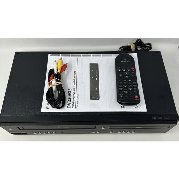 FUNAI DV220FX5 DVD VCR Combo Player Recorder Tested With Remote Manual Works - Picture 5 of 15